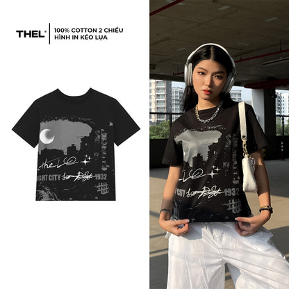 Áo thun Baby Tee Night City THEL